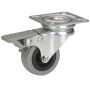 Kalustepyörä Stabilit Ø 50 x 19 mm, levy 60 x 60 mm