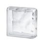 Lasitiili Seves Glassblock Wave Nurkka 19 x 19 x 8 cm