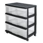Muovilaatikosto 3 lokeroa 60 x 41 x 59 cm