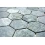 Mosaiikkilaatta Hexagon Uni MOS HXN 407 Vihreä 29,8 x 30,5 cm