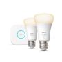 Aloituspakkaus Philips Hue 2 kpl 9W A60 E27