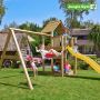 Leikkitorni Jungle Gym Cubby Swing Module