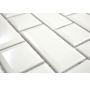 Mosaiikkilaatta Fliesen Metro Uni kermanvalkoinen 29,4 x 29,1 cm