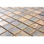 Mosaiikkilaatta Fliesen Quadrat kupari 30 x 30 cm