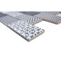 Mosaiikkilaatta Fliesen Subway Misto valkoinen/harmaa/musta 28,3 x 29,1 cm