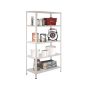 Metallihyllykkö Regalux Valkoinen 188 x 100 x 45 cm