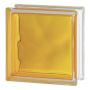 Lasitiili Seves Glassblock Brilly Wave Keltainen 19 x 19 x 8 cm