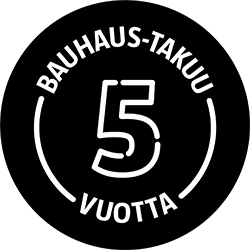 5 vuoden takuu